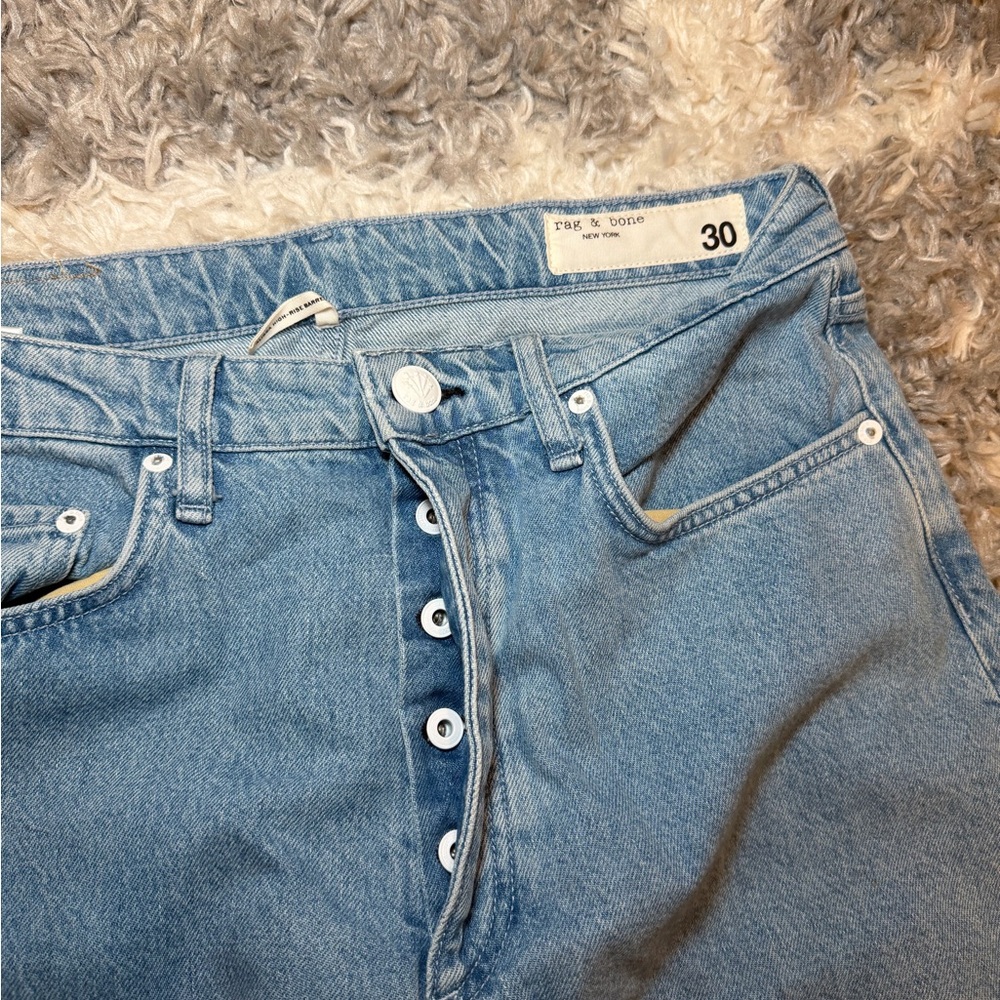 NWT Rag & Bone Alissa High Rise Barrel Leg Jean - Picture 4 of 5